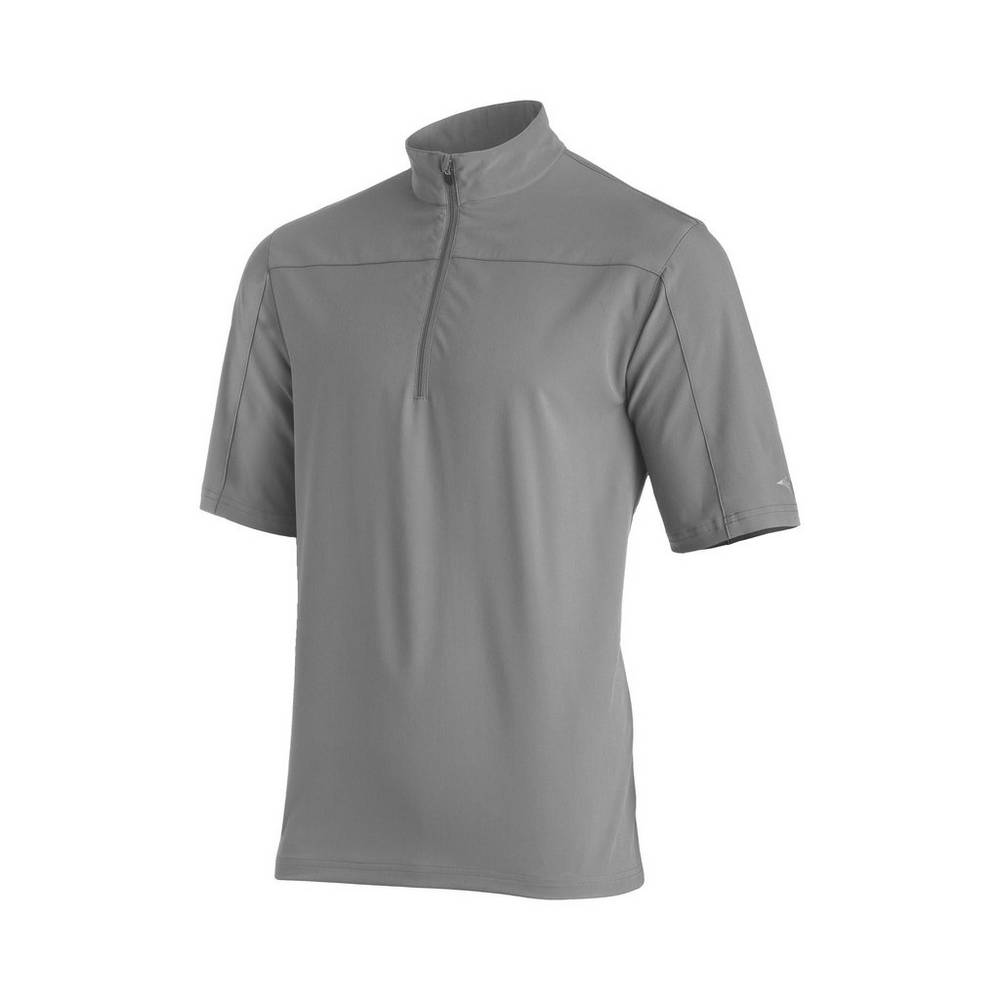 Chaqueta Mizuno Comp Batting Hombre Gris Ofertas IMNX-75801